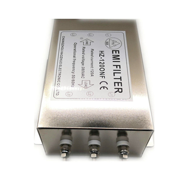 Plug In 120A Intput 55kw Frequency Inverter EMI Filter 3 Phase emc anechoic chamber and rf shielded room