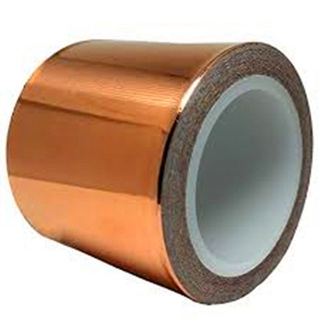 Thin 0.1 Mm EMI RF Shielding Copper Foil Sheets For MRI Cage 1350mm