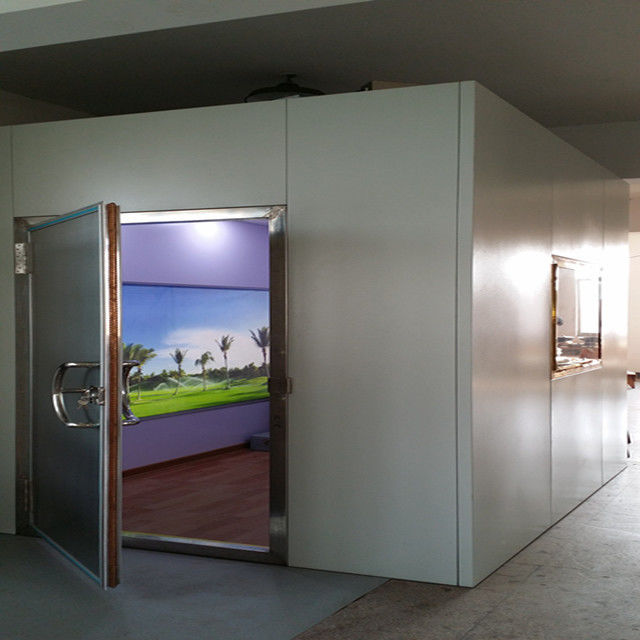 Swing Galvanized Steel Rf Shielded Door For Mri Rf Shielding emc anechoic chamber